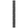 Nohy k jídelnímu stolu ve tvaru U, 2 ks, antracitové, 80 x (72-73) cm, ocel 4013190