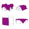 Čirá plachta s oky 2x8 m PVC 4018596