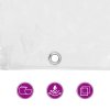 Čirá plachta s oky 2x8 m PVC 4018596
