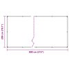 Čirá plachta s oky 2x8 m PVC 4018596