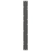 Nohy k jídelnímu stolu 2 ks antracitové 90 x (72-73,3) cm ocelové 4012734