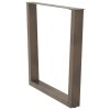 Nohy k jídelnímu stolu ve tvaru V, 3 ks, přírodní ocel, 80 x (72-73,3) cm, ocel 4012667