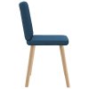 Jídelní židle 4 ks modré textil 3315305