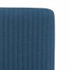 Jídelní židle 4 ks modré textil 3315305