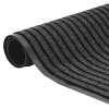 Rohožka Stripe Černá a šedá 90x150 cm 4105596
