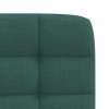 Jídelní židle 4 ks tmavě zelené textil 4101096
