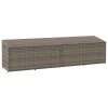 Zahradní úložný box šedý 220x50x58 cm polyratan 4104076