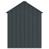 Voliéry pro ptáky s prodloužením antracitová 112x421x141 cm ocel 3325148