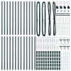 Plotové sloupky se hrotem 26 ks Ø32 mm 100 cm Pozinkovaná ocel 3350169