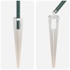 Plotové sloupky se hrotem 26 ks Ø32 mm 100 cm Pozinkovaná ocel 3350169