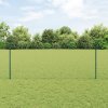 Zahradní plot Sada 2 Zelená Kov 25 x 1 m Odolný Zahradní plot 3336718