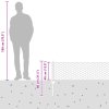 Plotové sloupky vidaXL 11 ks U-Channel Zelené 40 cm Ocel, Zelený šestiúhelníkový plot vidaXL 0.4x100 m Ocel 3336775
