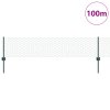 Plotové sloupky vidaXL 11 ks U-Channel Zelené 40 cm Ocel, Zelený šestiúhelníkový plot vidaXL 0.4x100 m Ocel 3336775