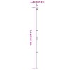 Sloupky plotu 26 ks Zelené Ø32 mm 150 cm Zinkovaná ocel 3350117