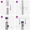 plotové sloupky 26 ks Ø32 mm 190 cm pozinkovaná ocel 3350157