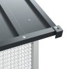 Kotec pro ptáky antracitový 310x227x247 cm ocel 3325160