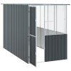 Klec pro ptáky antracitová 215x78x200 cm pozinkovaná ocel 3325169