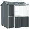 Klec pro ptáky Anthracitová 215x78x200 cm Galvanizovaná ocel 3325170