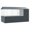 Klec pro ptáky Antracitová 215x78x200 cm Zinková ocel 3325171