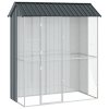 Klec pro ptáky Antracitová 215x110x247 cm Ocel 3325172