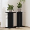 Stojany na reproduktory 2 ks Černá dub 30x30x60 cm Kompozitní dřevo 3345112
