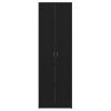 Kancelářská skříň Černý dub 60 x 32 x 190 cm kompozitní dřevo 3329298