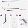 Automatická výsuvná markýza s LED multikolor pruhy 500x300 cm 3331304