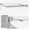 Automatická vysouvací markýza multicolor pruh 500x300 cm 3331308