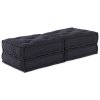 Modulární Poufy 2 ks Antracitová Tkanina 3315070