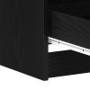 Stoly 2 ks Černý Dub 140x50x76 cm Zpracované Dřevo 3329284