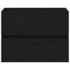 Skříňka pod umyvadlo Černý dub 80 x 39 x 62 cm kompozitní dřevo 3333148