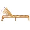 Sluneční lehátko se stolkem Solid Wood Acacia 3333829