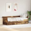 Daybed s čelo Staré dřevo 90 x 190 cm kompozitní dřevo 3333996