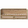 Daybed s čelo Artisanový dub 90 x 200 cm kompozitní dřevo 3334000