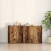 Skříně 2 ks Staré dřevo 79x38x80 cm Kompozitní dřevo 3334308