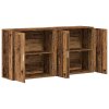 Skříně 2 ks Staré dřevo 79x38x80 cm Kompozitní dřevo 3334308
