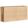 Skříně 2 ks Staré dřevo 79x38x80 cm Kompozitní dřevo 3334308