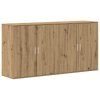 Boční skříňky 2 ks Artisan Dub 79x38x80 cm Kompozitní dřevo 3334309