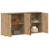 Boční skříňky 2 ks Artisan Dub 79x38x80 cm Kompozitní dřevo 3334309