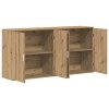 Boční skříňky 2 ks Artisan Dub 79x38x80 cm Kompozitní dřevo 3334309