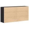 Skříňky 2 ks Černý dub 79x38x80 cm Kompozitní dřevo 3334310