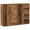 Boční skříňky 2 ks Staré dřevo 60x31x84 cm Kompozitní dřevo 3334311
