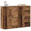 Boční skříňky 2 ks Staré dřevo 60x31x84 cm Kompozitní dřevo 3334311