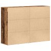 Boční skříňky 2 ks Staré dřevo 60x31x84 cm Kompozitní dřevo 3334311