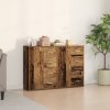 Boční skříňky 2 ks Staré dřevo 60x31x84 cm Kompozitní dřevo 3334311