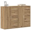 Boční skříňky 2 ks Artisan Dub 60x31x84 cm Kompozitní dřevo 3334312