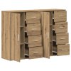 Boční skříňky 2 ks Artisan Dub 60x31x84 cm Kompozitní dřevo 3334312