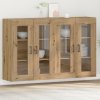 Nástěnné skříňky 2 ks Artisan Oak 69,5x34x90 cm Kompozitní dřevo 3334315