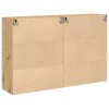 Nástěnné skříňky 2 ks Ušlechtilý dub 69,5x34x90 cm Kompozitní dřevo 3334318