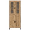 Skříňka s nástěnnou skříní z artisan dubu 3334350
